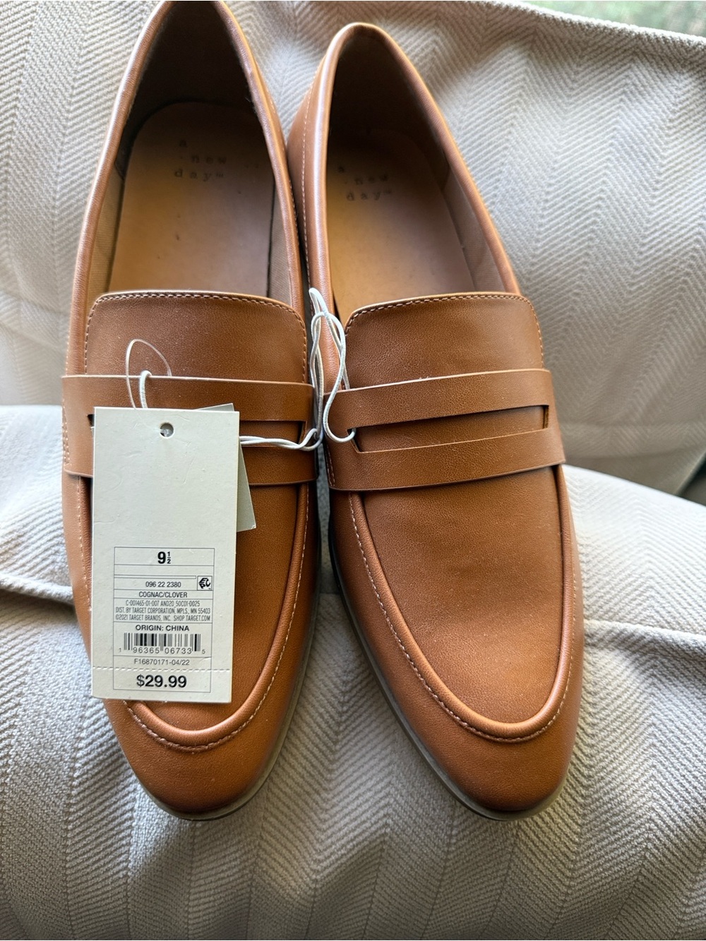 Women’s Tan Penny Loafers - Classic Slip-On Style